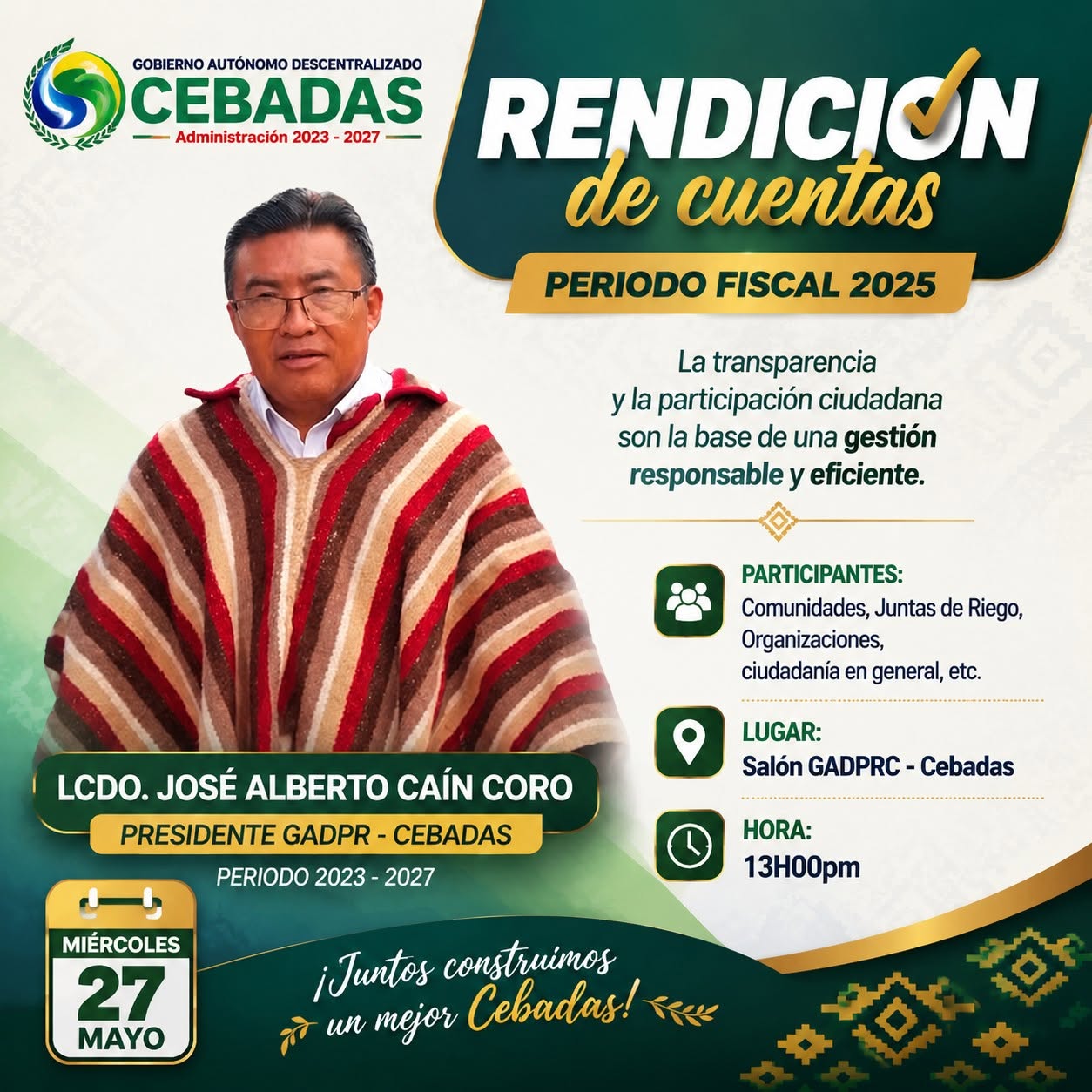 Participa en nuestra Deliberación Pública!